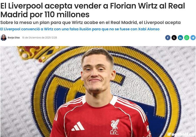 震撼反转！利物浦1.1亿甩卖维尔茨，皇马接盘在即，阿隆索或与爱徒重聚